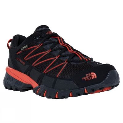 Zapatos The North Face Ultra 110 GTX Hombre Negras / Coral - Chile XJO074139